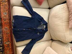 Divine Dark Wash Denim with Rhinestone Cat Detail